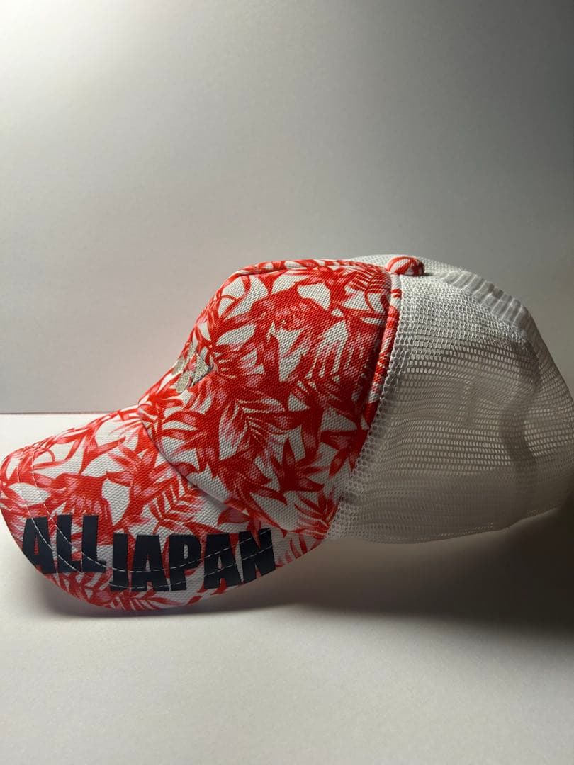 【希少】YONEX オールジャパンキャップ ボタニカル レッド