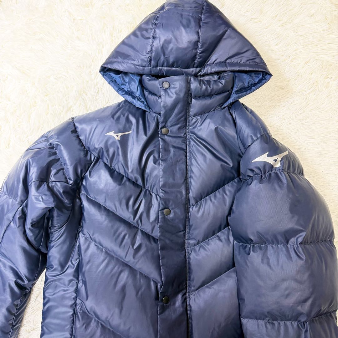 【希少サイズ】MIZUNO ミズノ　ロングダウンベンチコート サッカー　即日発送