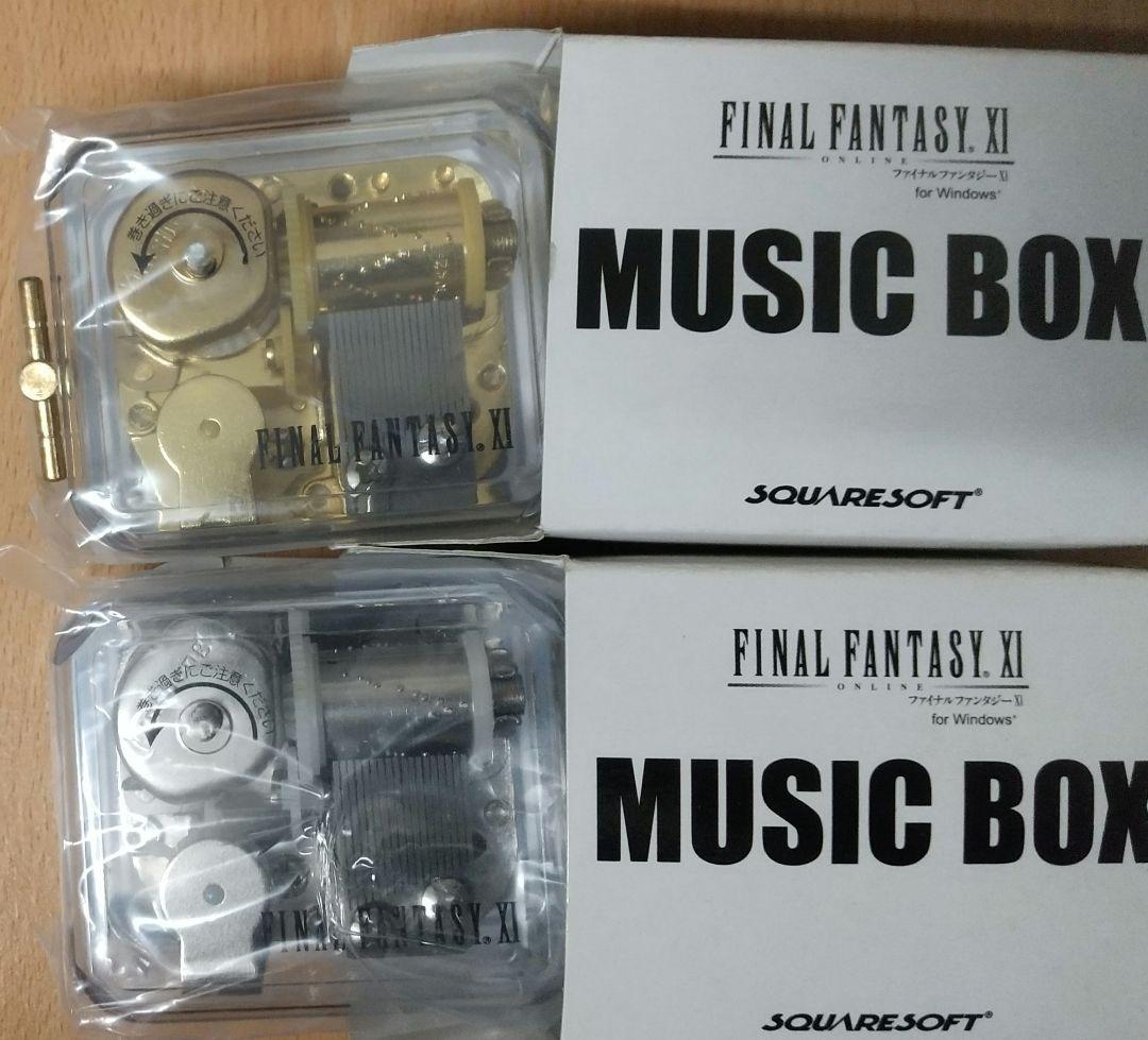 【非売品未使用】ファイナルファンタジーXI 予約特典オルゴール2色セット