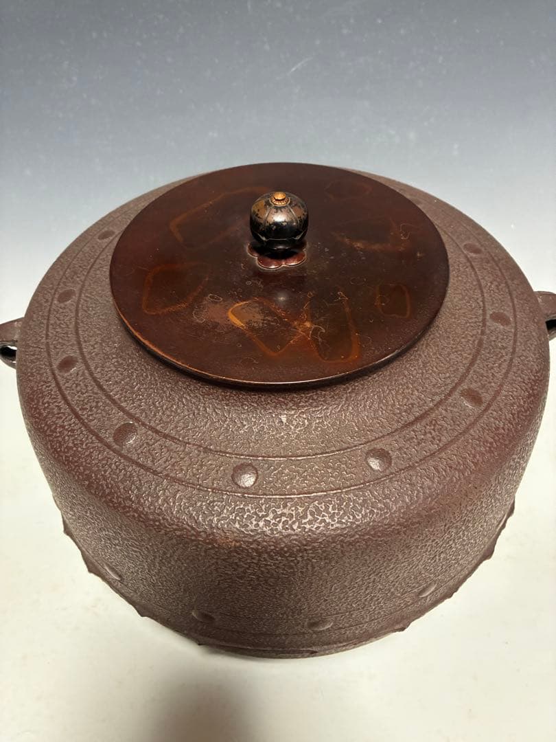 茶釜 鋳鉄製 万代屋　　中古品　味が有ります‼️ 値下げしました‼️