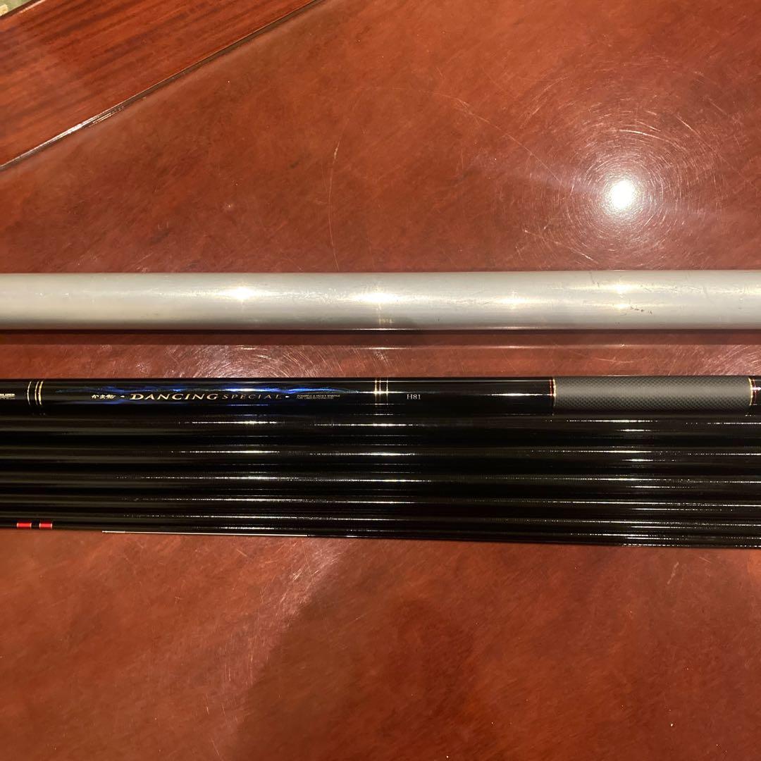 【最終価格！！】Dancing Special 鮎竿 黒/赤　8.1 超美品！！