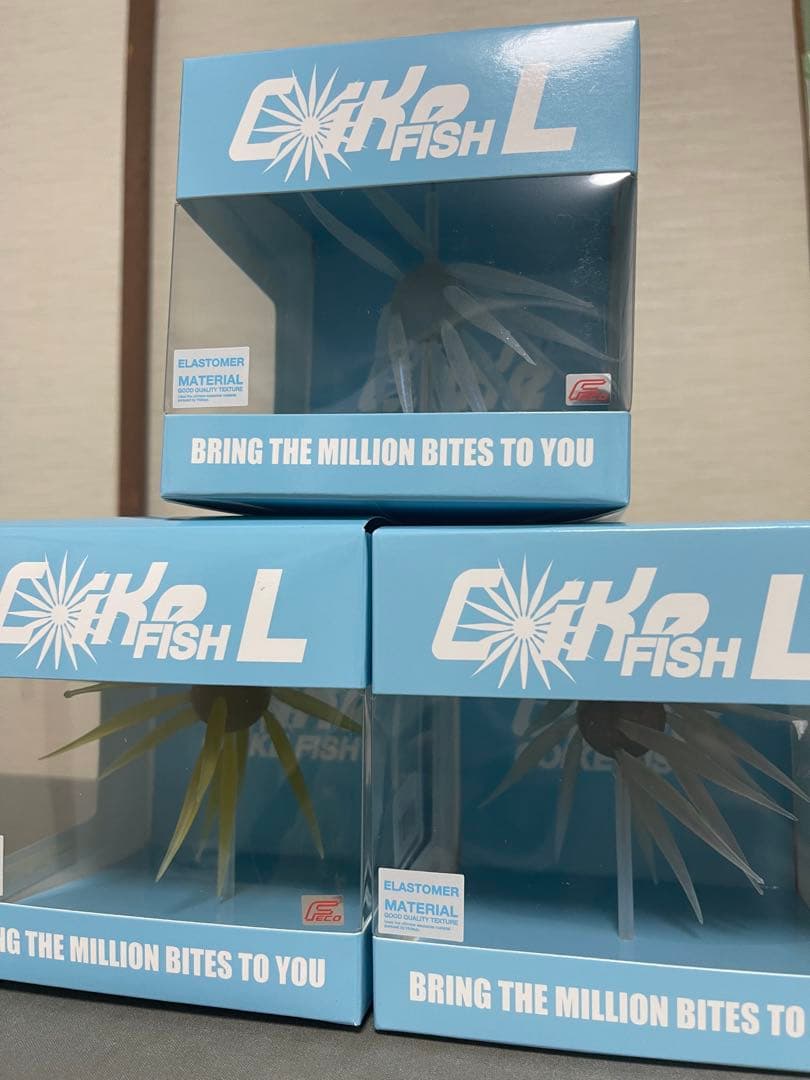 COIKE FISH L クリリンキントキ＆たまらんばいブルー＆クリアーワカサギ