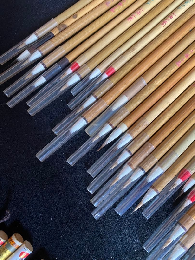 書道筆　まとめ売り　100本　上海工藝　火炬牌　中国筆　古筆　小筆