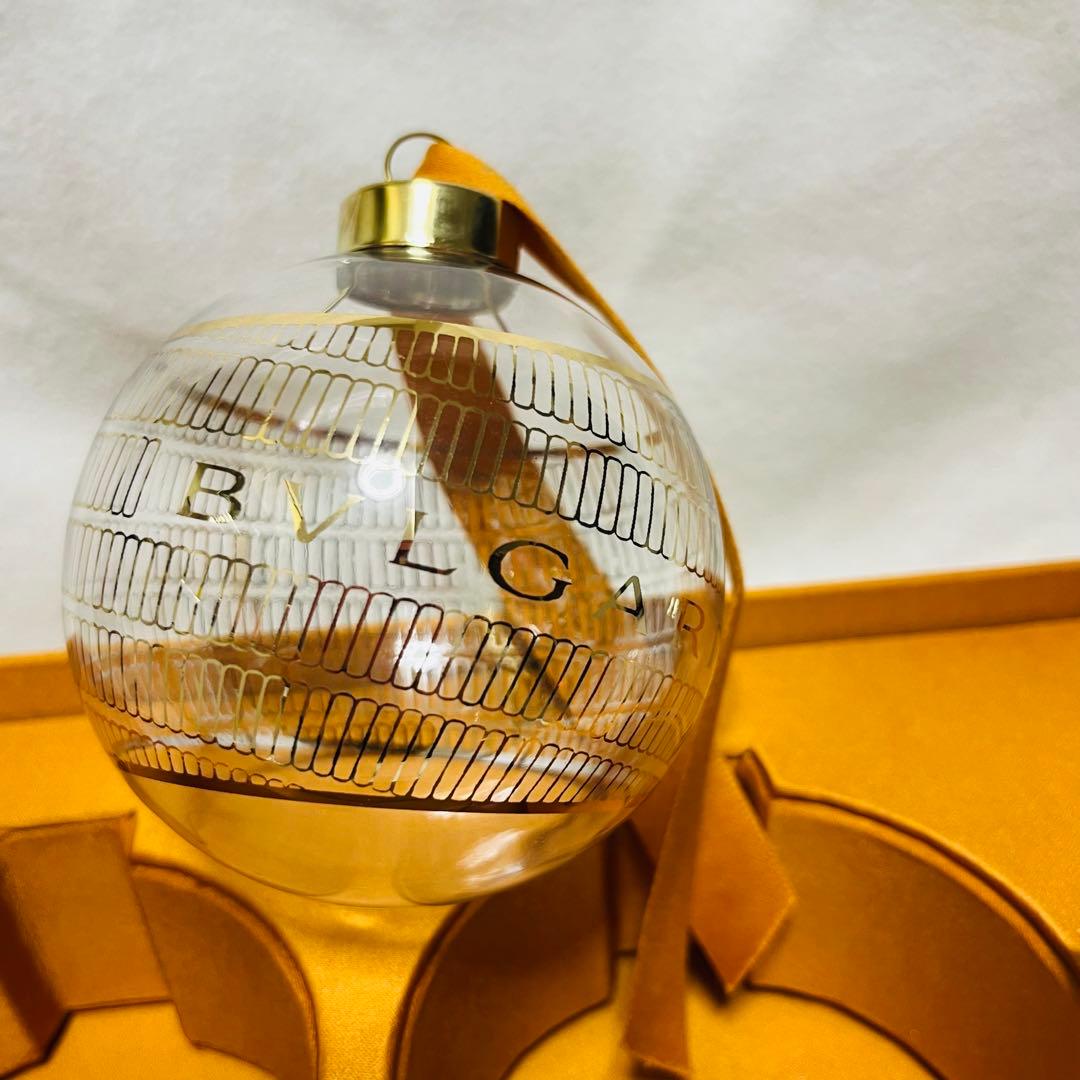 ブルガリ　イヤーズギフト　顧客限定　ガラスオーナメント　3個セット