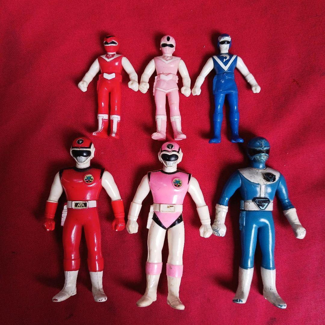 戦隊シリーズ　ソフビフィギュア　6体セット