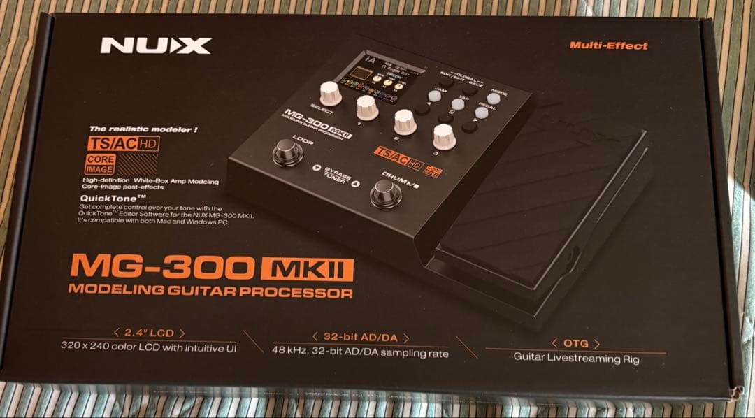 まーくん NUX MG-300 MKII モデリングギタープロセッサー