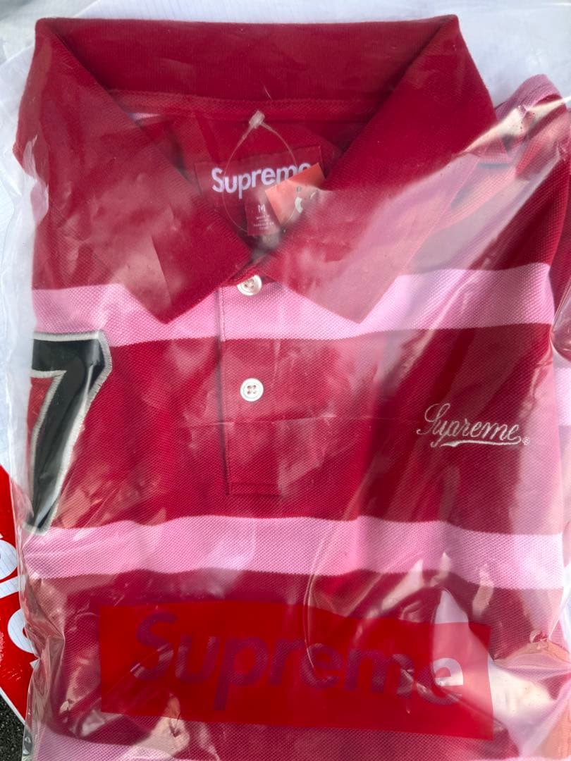 ウェア Supreme Cursive Polo \