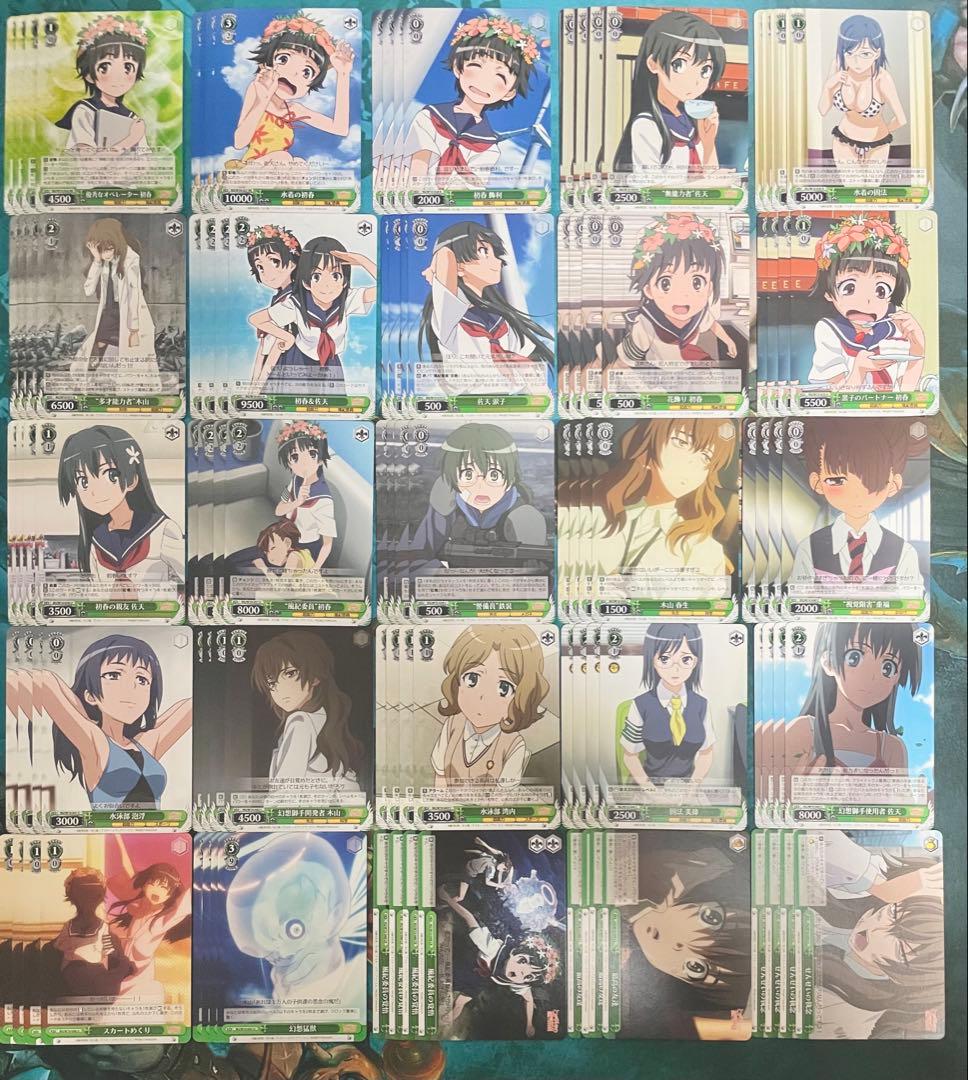 ヴァイスシュヴァルツ ブースターパック 禁書目録＆超電磁砲 1弾 2弾 4コン