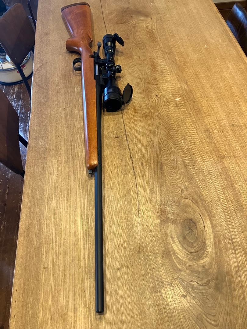 スナイパーライフル 木製ストック スコープ付き