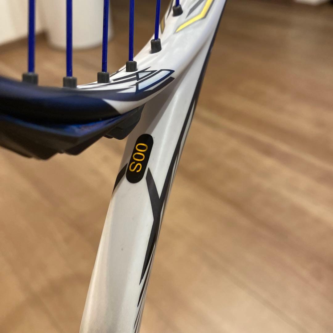 テニスラケット S00 ホワイト/ブラック