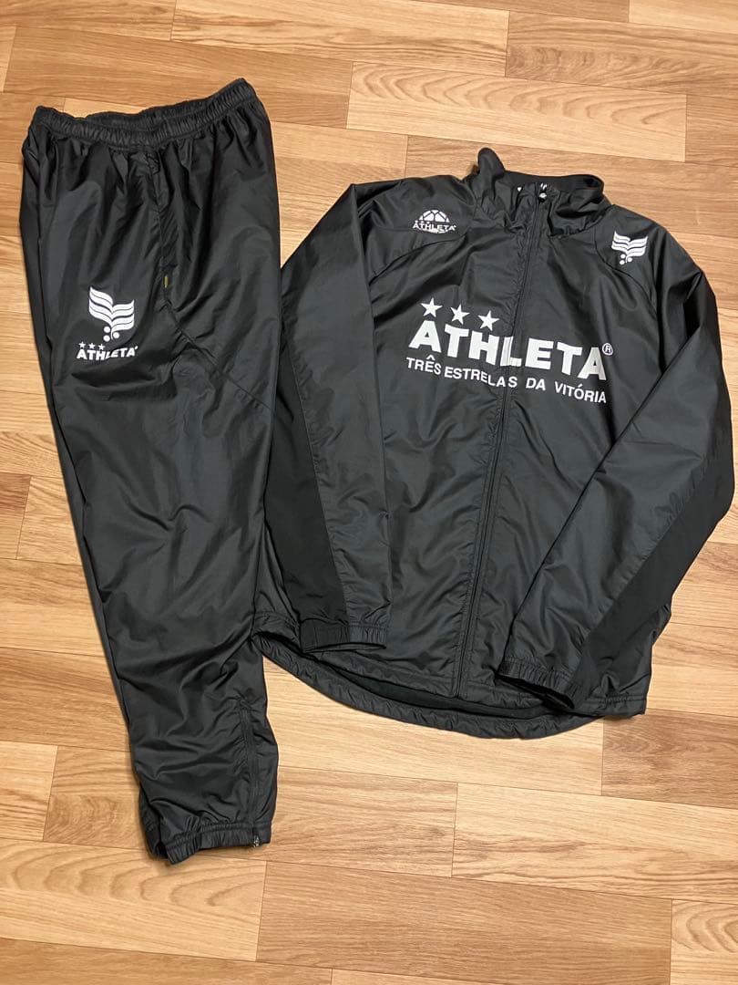 ATHLETA ピステ・ウィンドブレーカー 上下セット パンツL トップスXL