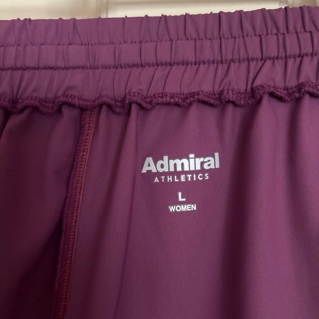 Admiral新品 未使用品Lサイズ パープル ラップスカート風ショートパンツ