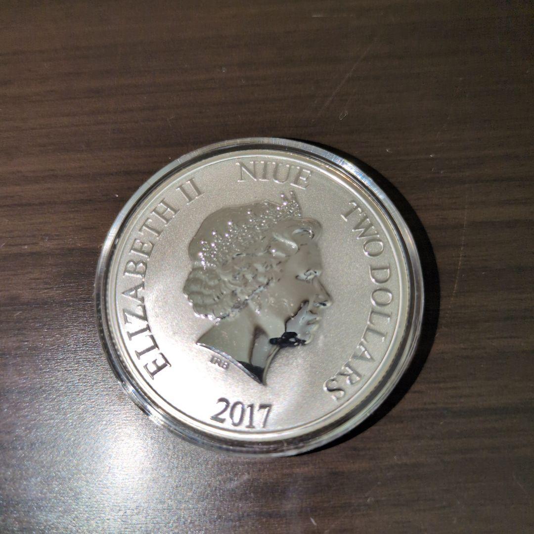 ダース・ベイダー　スター・ウォーズ　１オンス銀貨　カプセルクリアーケース