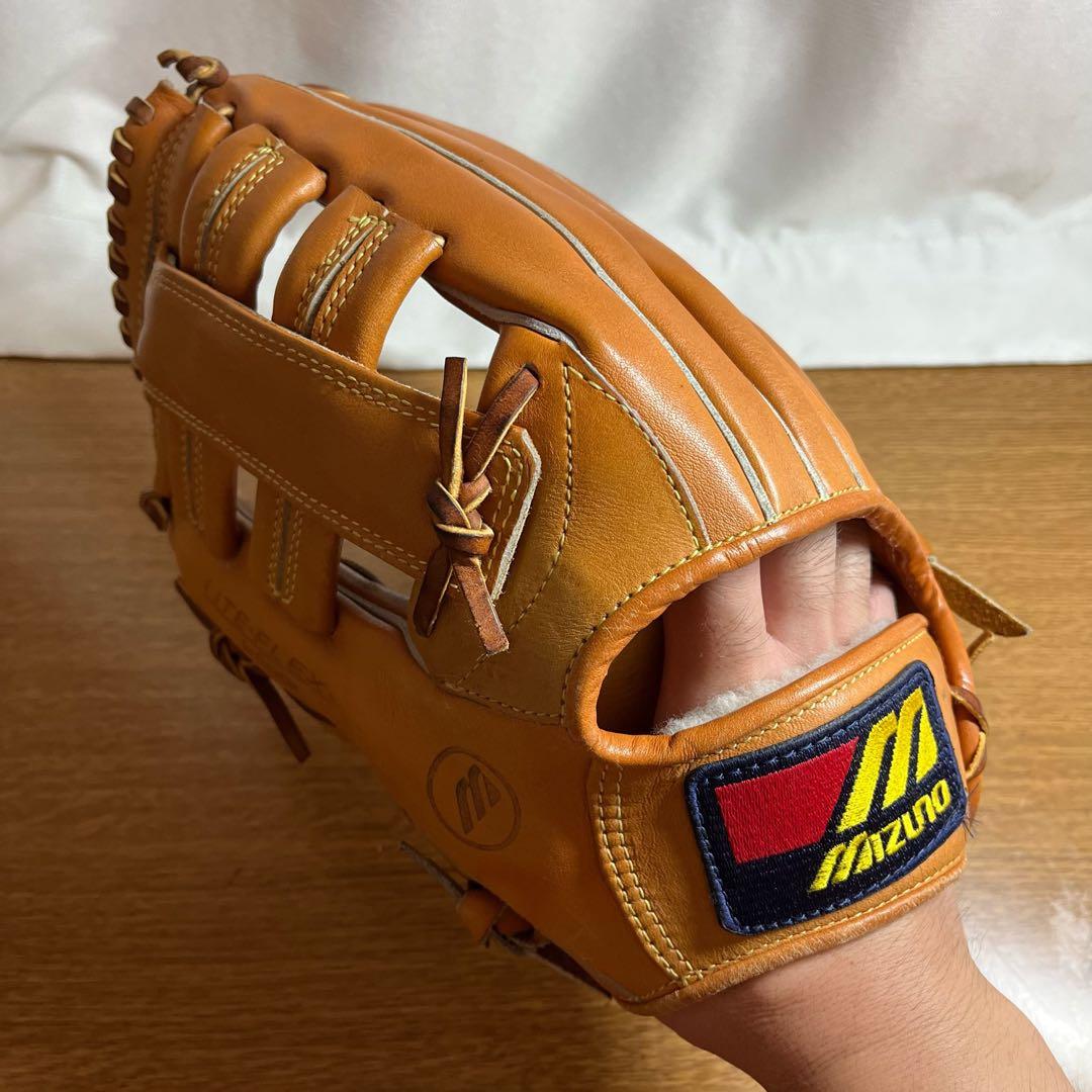ミズノ ワールドウィン 一般硬式 グローブ グラブ 左投げ 外野用 極美品