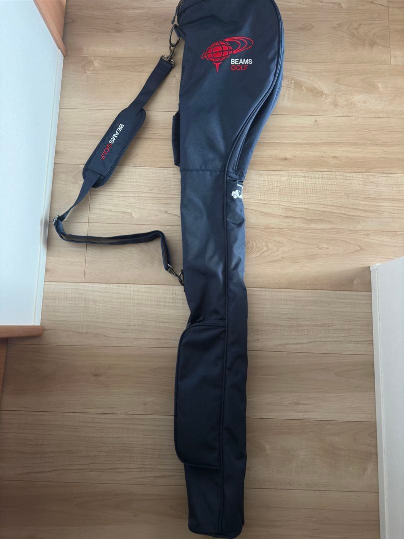 BEAMS キャディバッグ クラブケース ネイビー