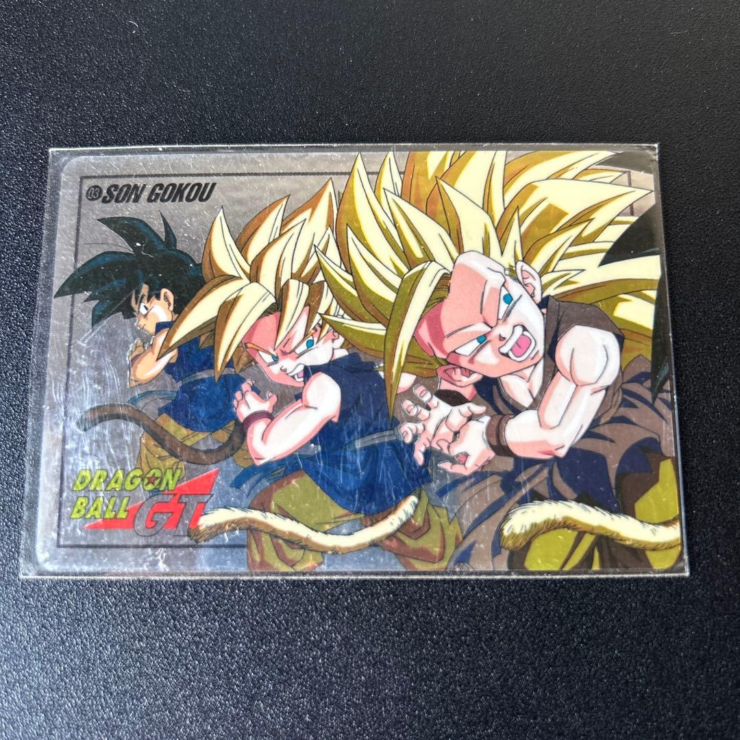【希少処分品】鳥山明 ドラゴンボールGT カードダス 未剥がしNo.03