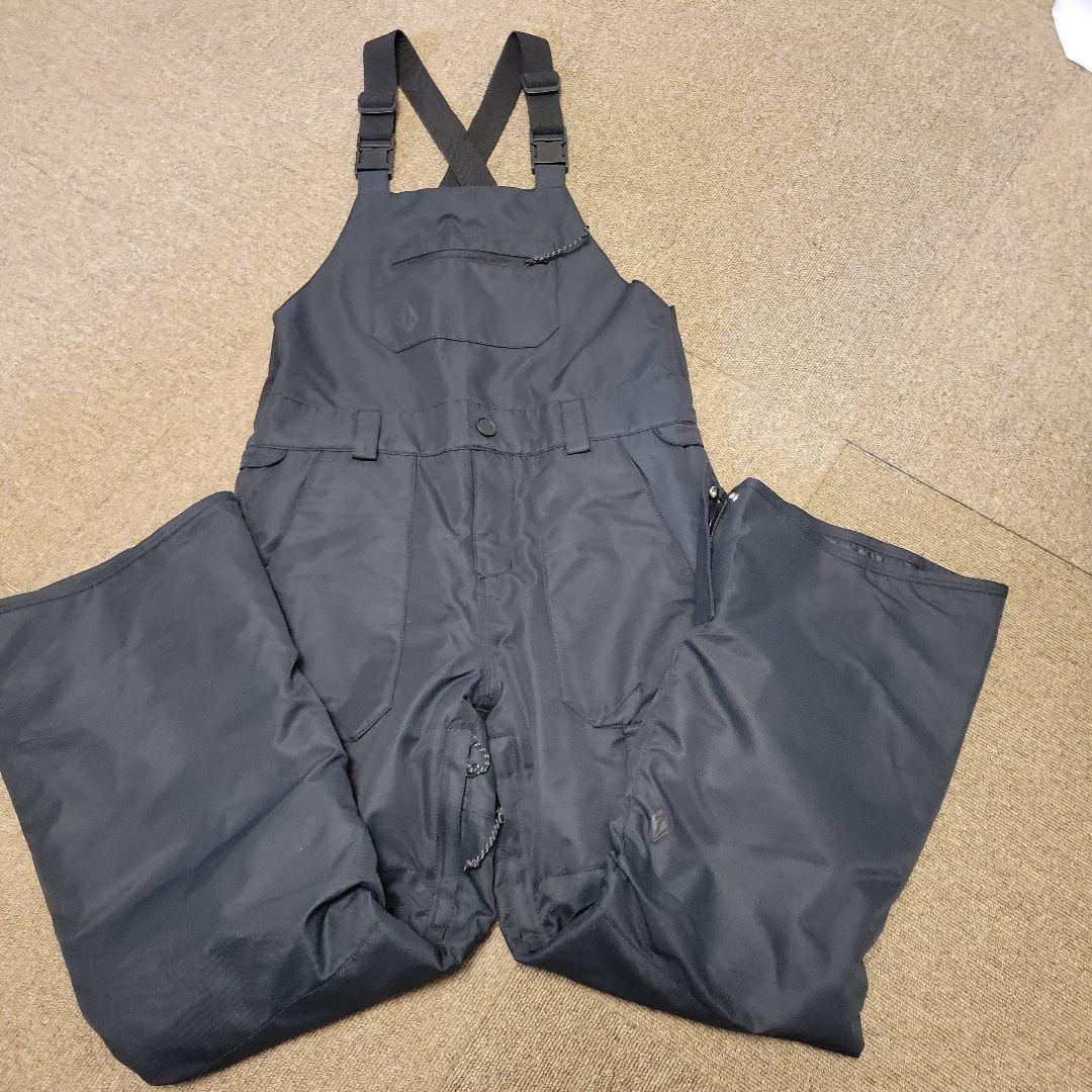 ボルコムキッズL ビブパンツ黒（スノーウェア）
