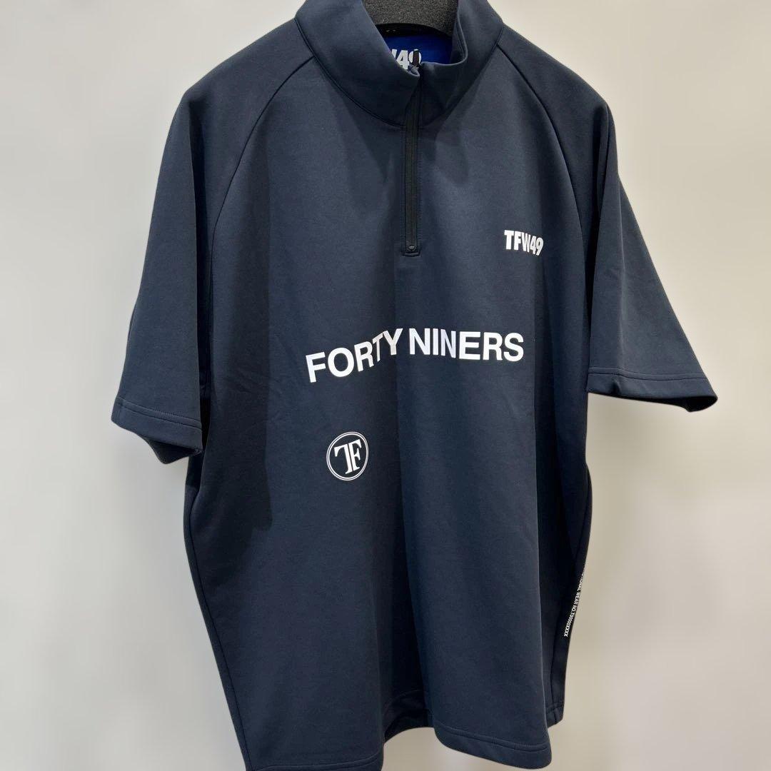 新品❤️FORTYNINERS ジップアップシャツ ブラック