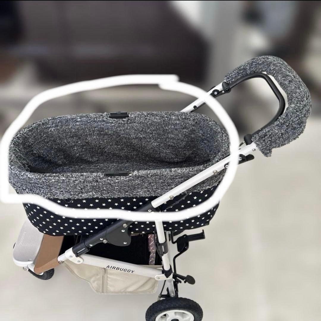 ハンドメイド製作エアバギートーム3 (コットカバーラージサイズ)ボアエコファー