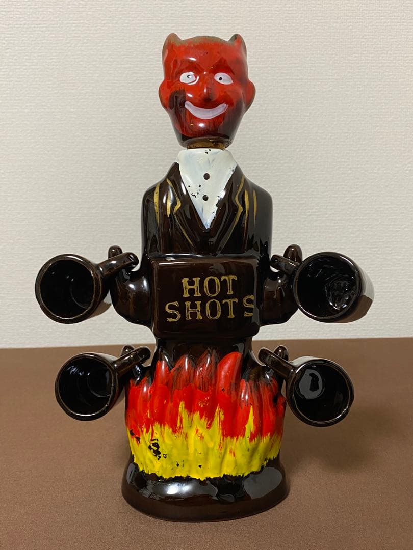 40s'50s'ビンテージ デビル デカンタ セット ボトル 古着 バイカー