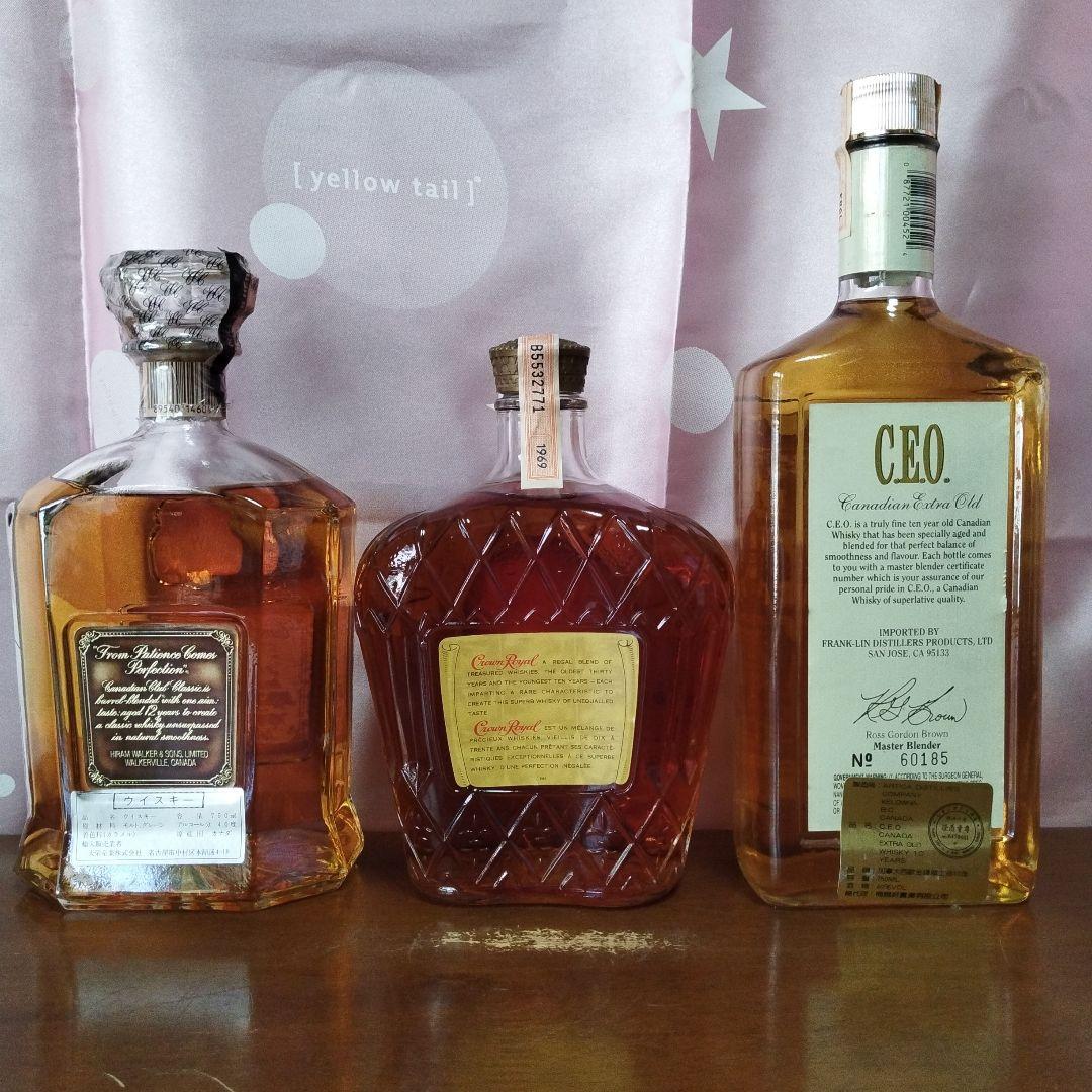 オールドカナディアンウイスキー3本セット