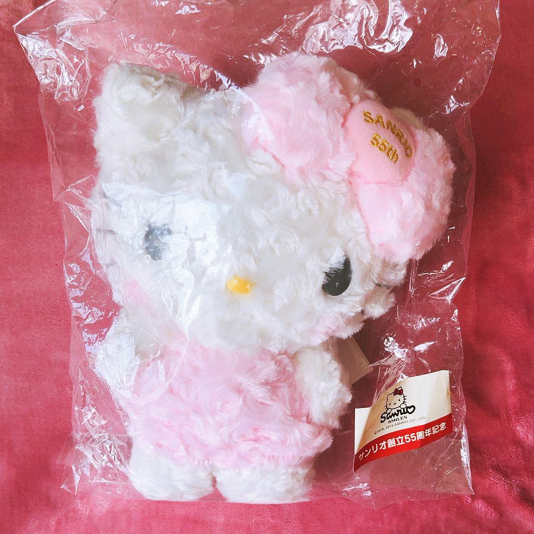 希少レア　ハローキティ　55周年　ぬいぐるみ　ローズボア サンリオ　平成レトロ