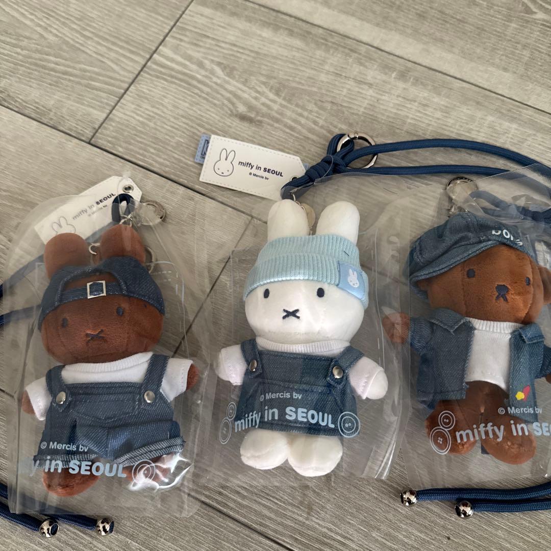 ミッフィー キーリング ３点セット韓国限定