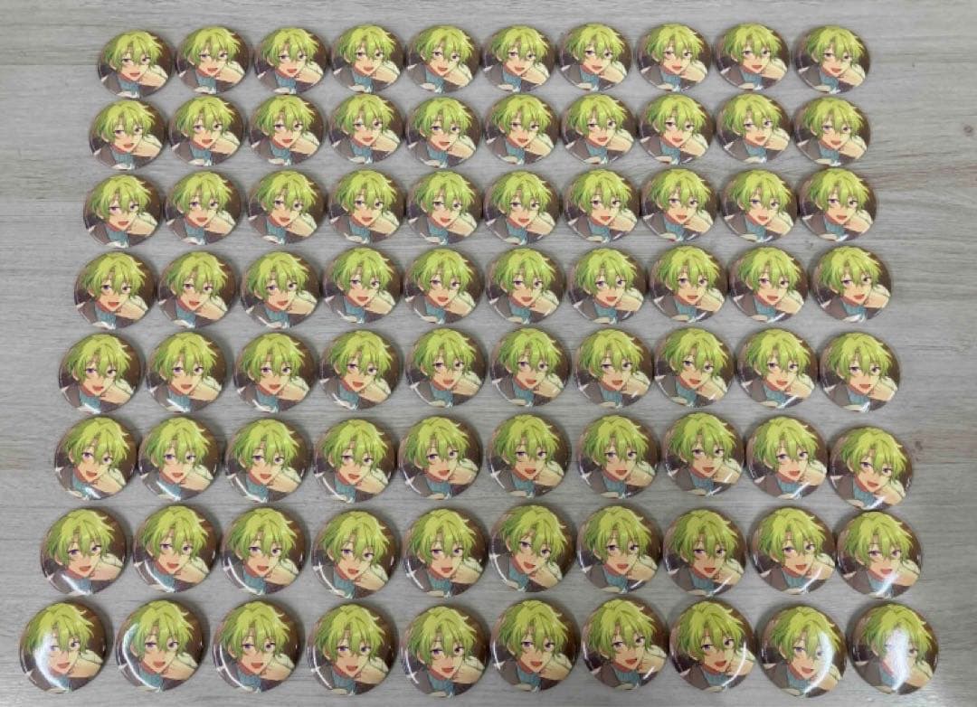 最安値 あんスタ 巴日和 フィーチャースカウト缶バッジ 80個