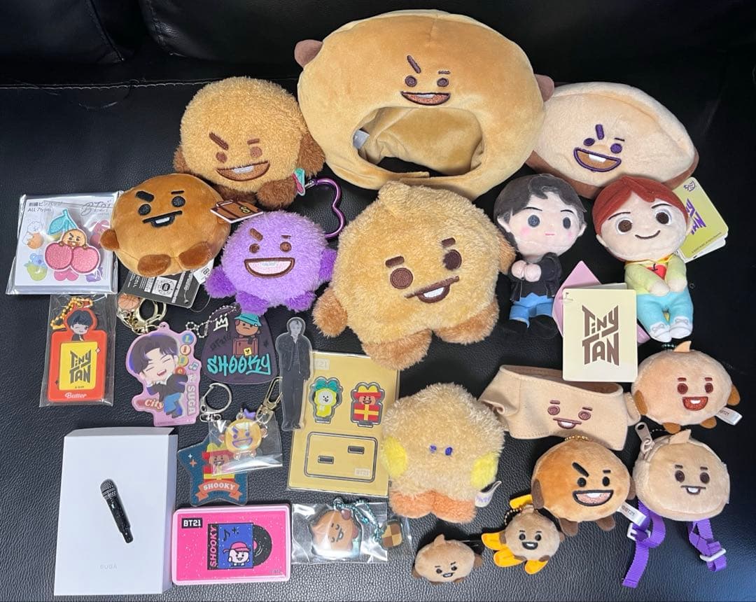 BTS BT21 タイニータン ユンギ SUGA shooky まとめ売り