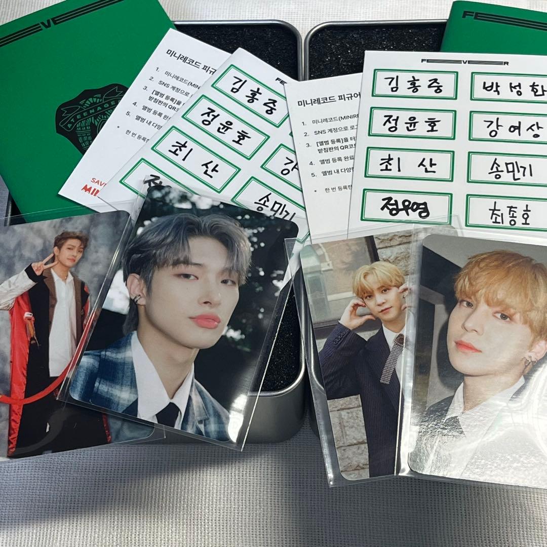 ateez FEVER EPILOGUE フィギュア　ユノ　ミンギ　ツインタワー