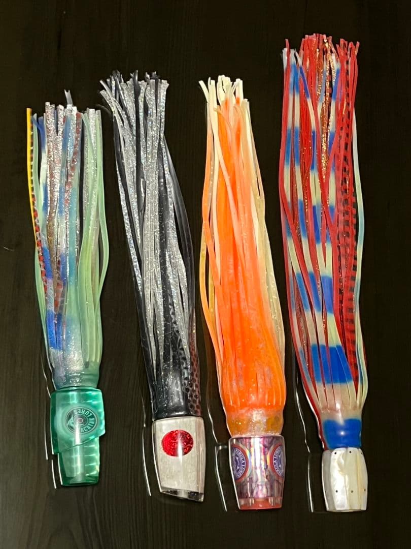 カジキマグロトローリングルアー【ラバー】18個セット