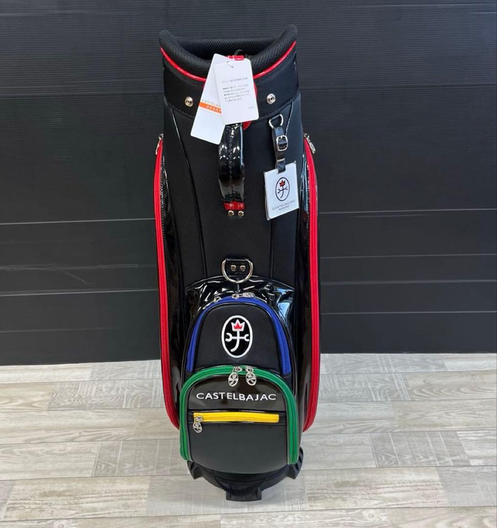 【新品】カステルバジャック CBC036 キャディバッグ 7235381302黒