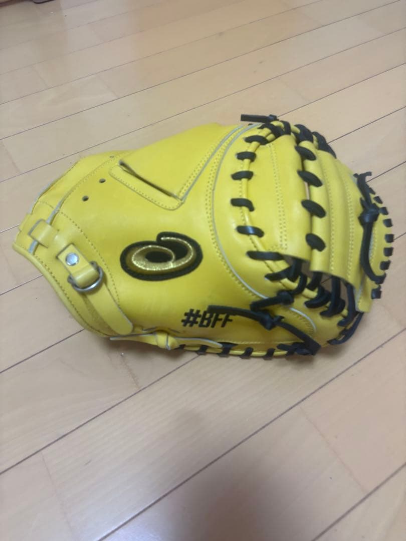 asics GOLDSTAGE スペシャルオーダー軟式グローブ イエロー