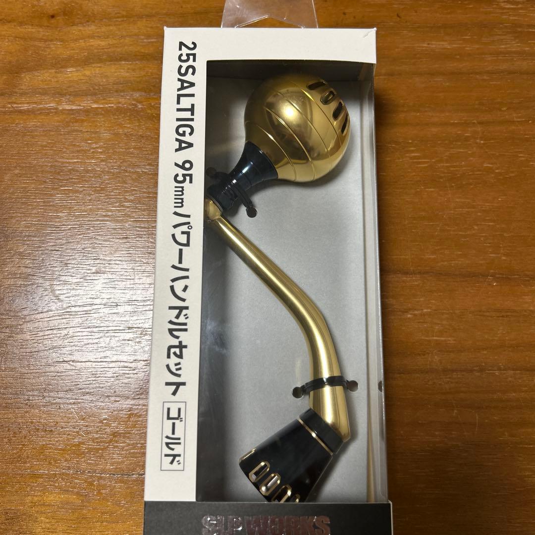 SLP WORKS 25SALTIGA 95mm パワーハンドルセット ゴールド