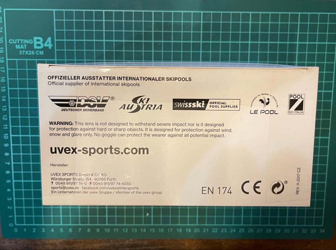 ウベックス uvex athletic FM chrome ゴールドクローム