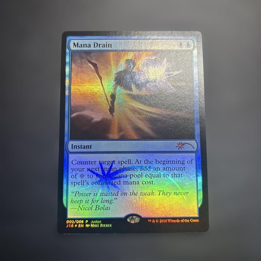 【プロモ】マナ吸収　ジャッジ褒章　foil