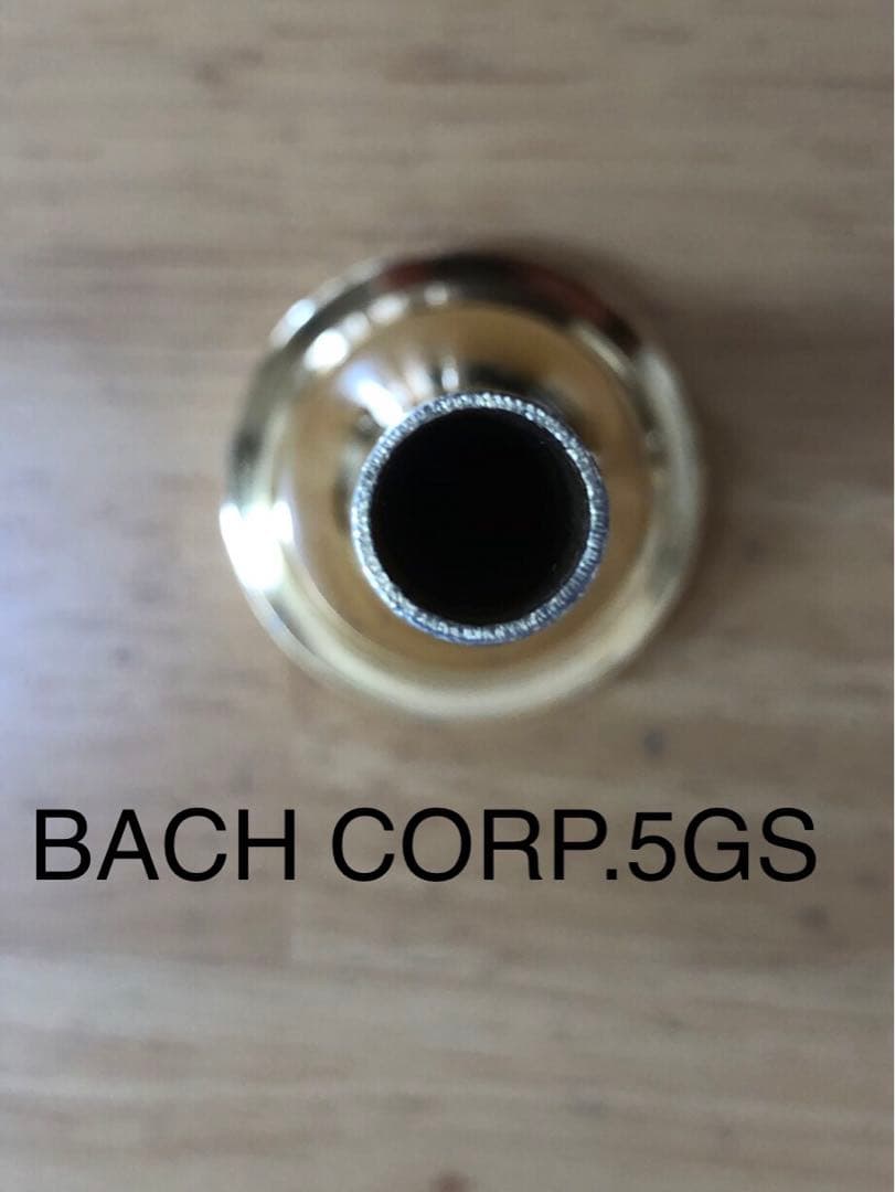 Bach Corp.トロンボーン マウスピース細管用　5GS GP