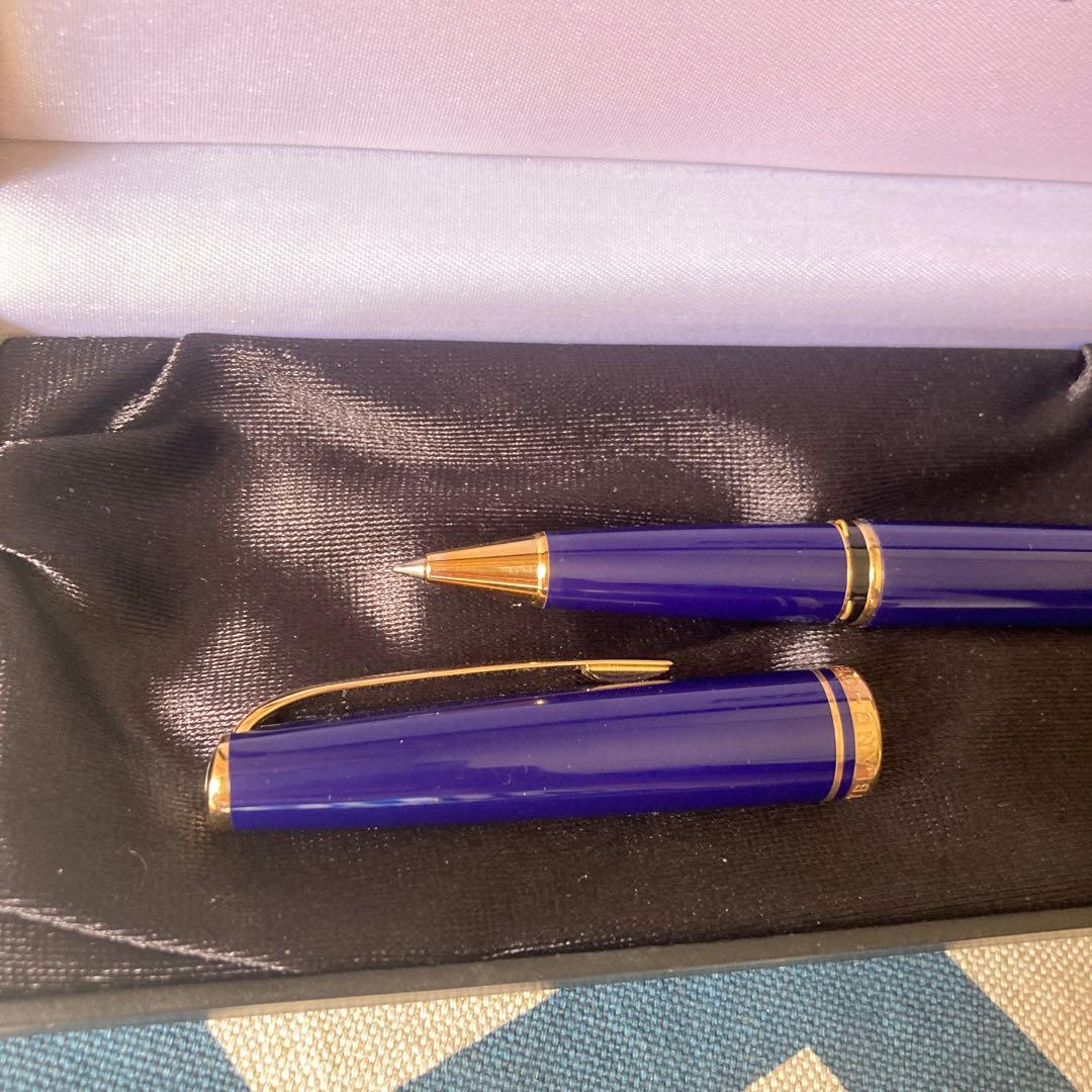 モンブラン　ジェネレーション　ボールペン　青