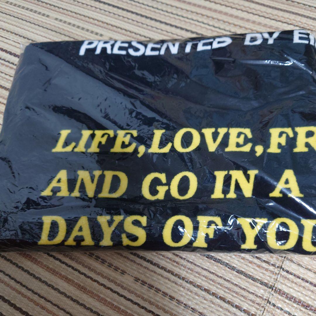 新品未開封　矢沢永吉　当時物スペシャルビーチタオル　タイトルシルエット　ロゴ