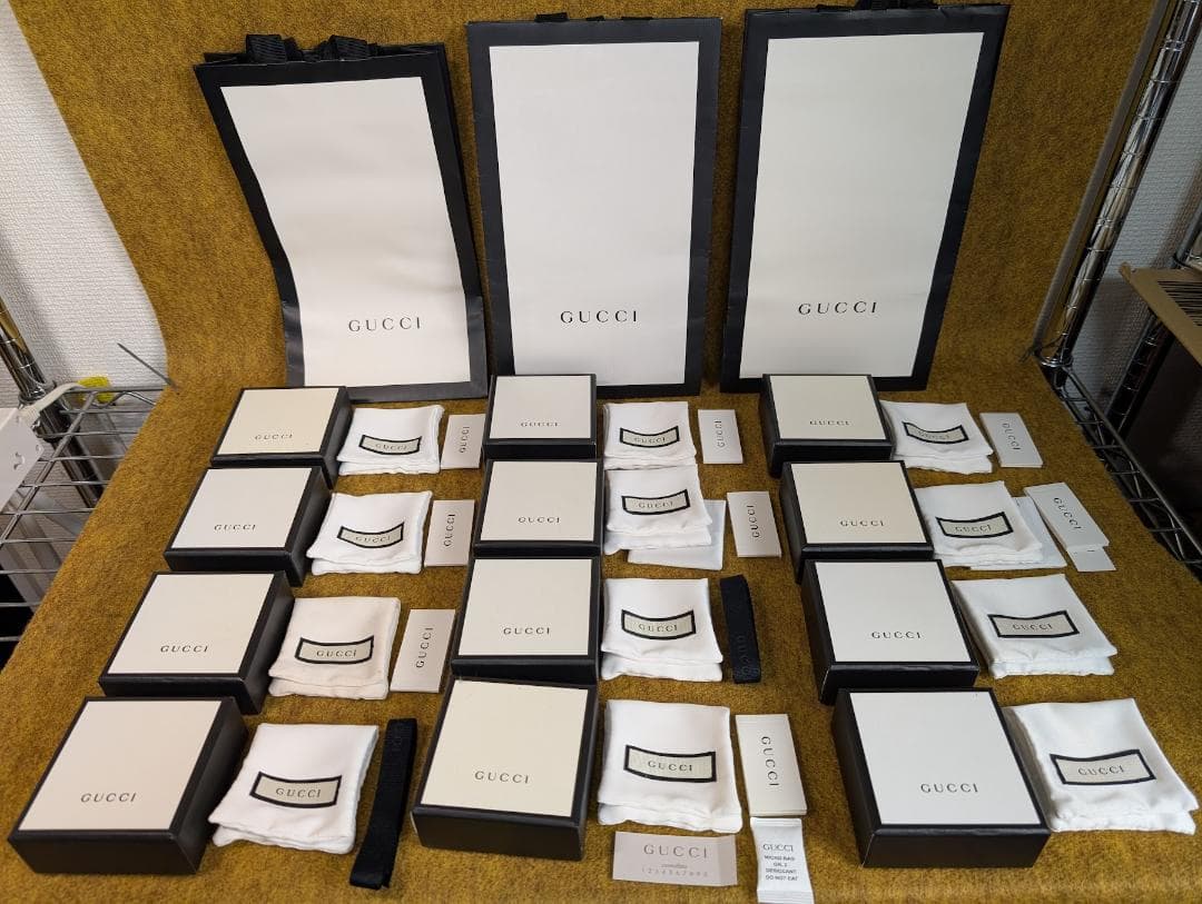 まとめ売り　セット　GUCCI　グッチ　空箱　保存袋　ボックス　ショップ袋
