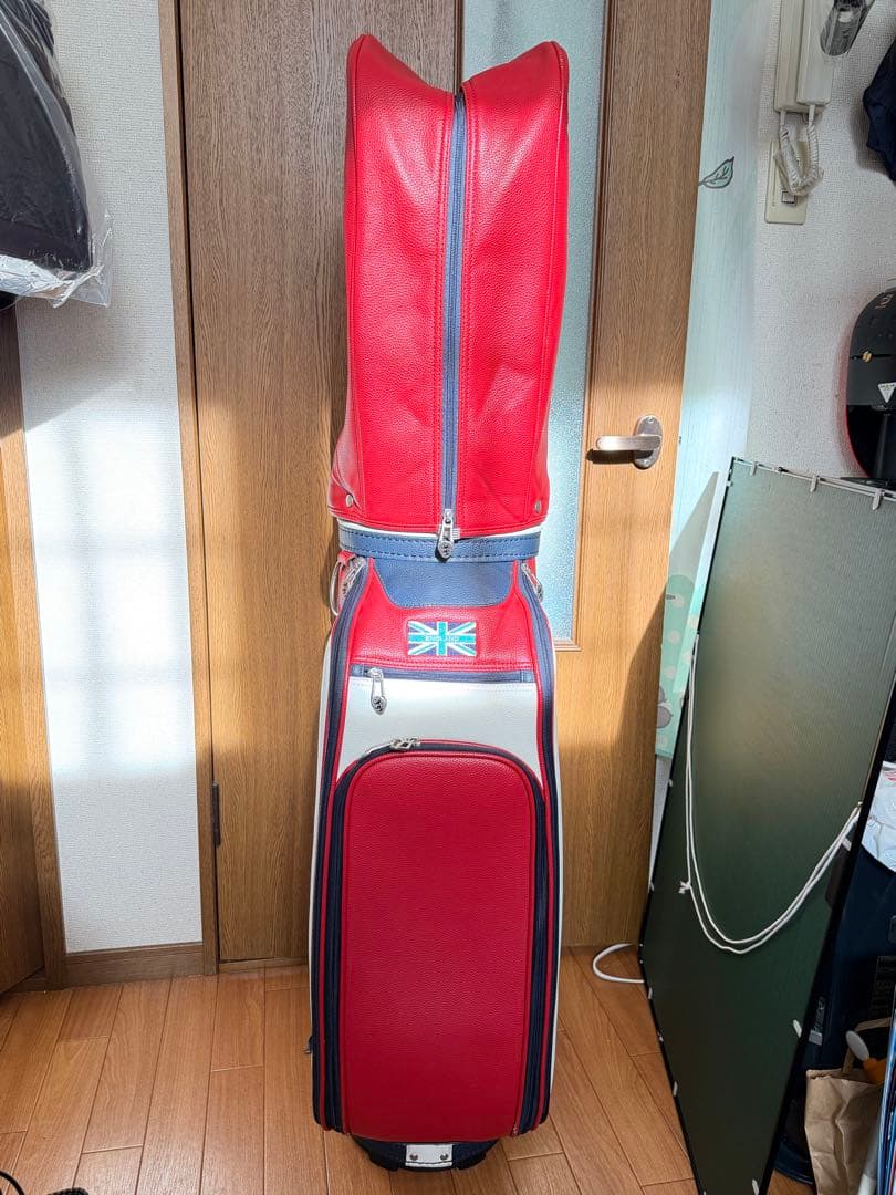 Admiral キャディバッグ レッド