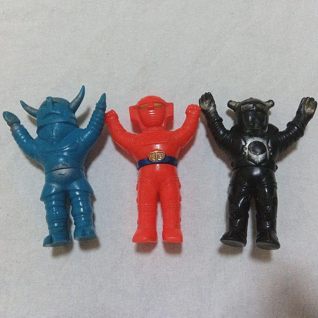 ブルマァク レッドバロン ミニソフビ3体【当時品】