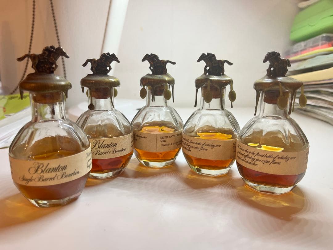 古酒Blanton's シングルバレルバーボン 5本セット