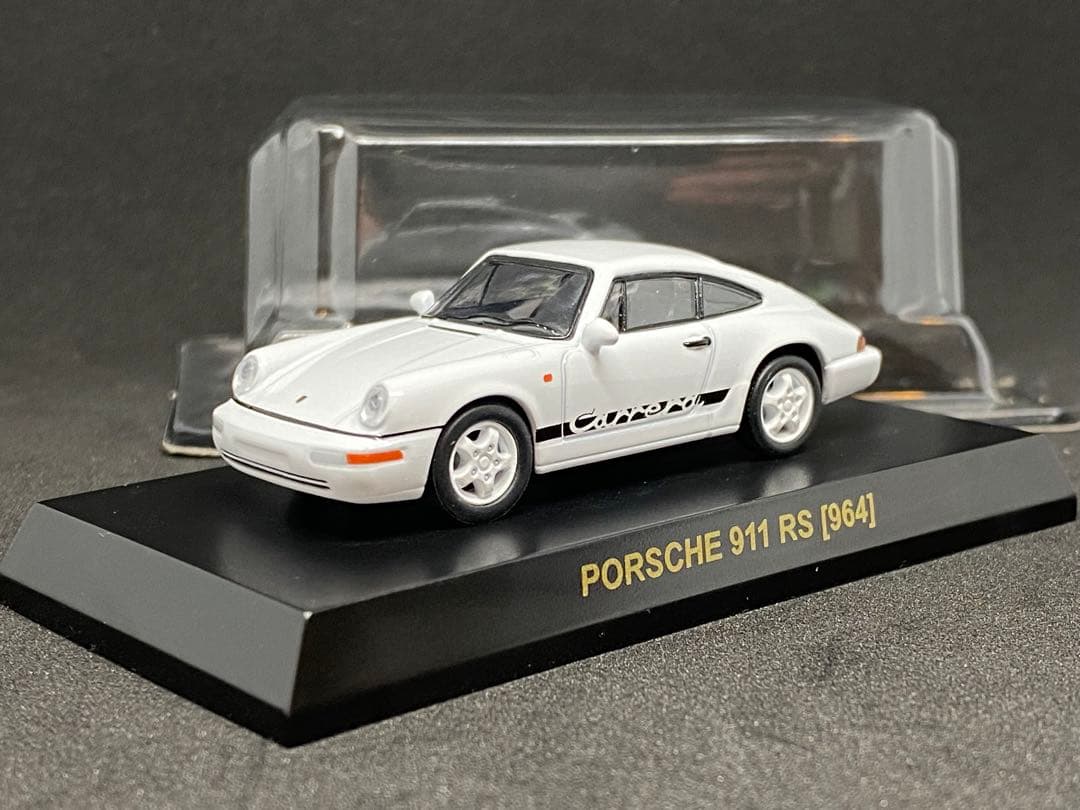 京商 1/64 シークレット ポルシェ 911 RS 964 ホワイト