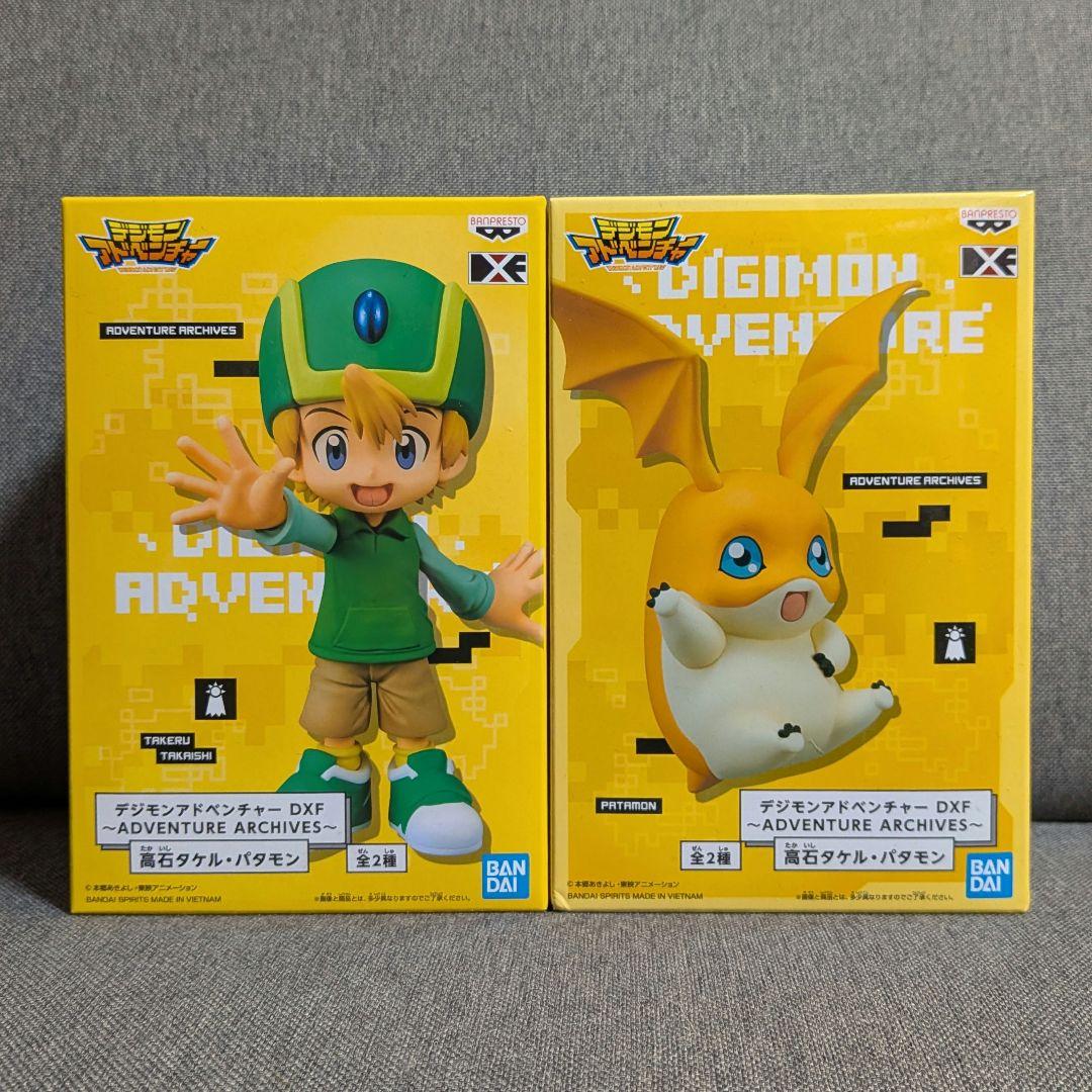 デジモン　フィギュア　DXF　アグモン　ガブモン　テイルモン　パタモン