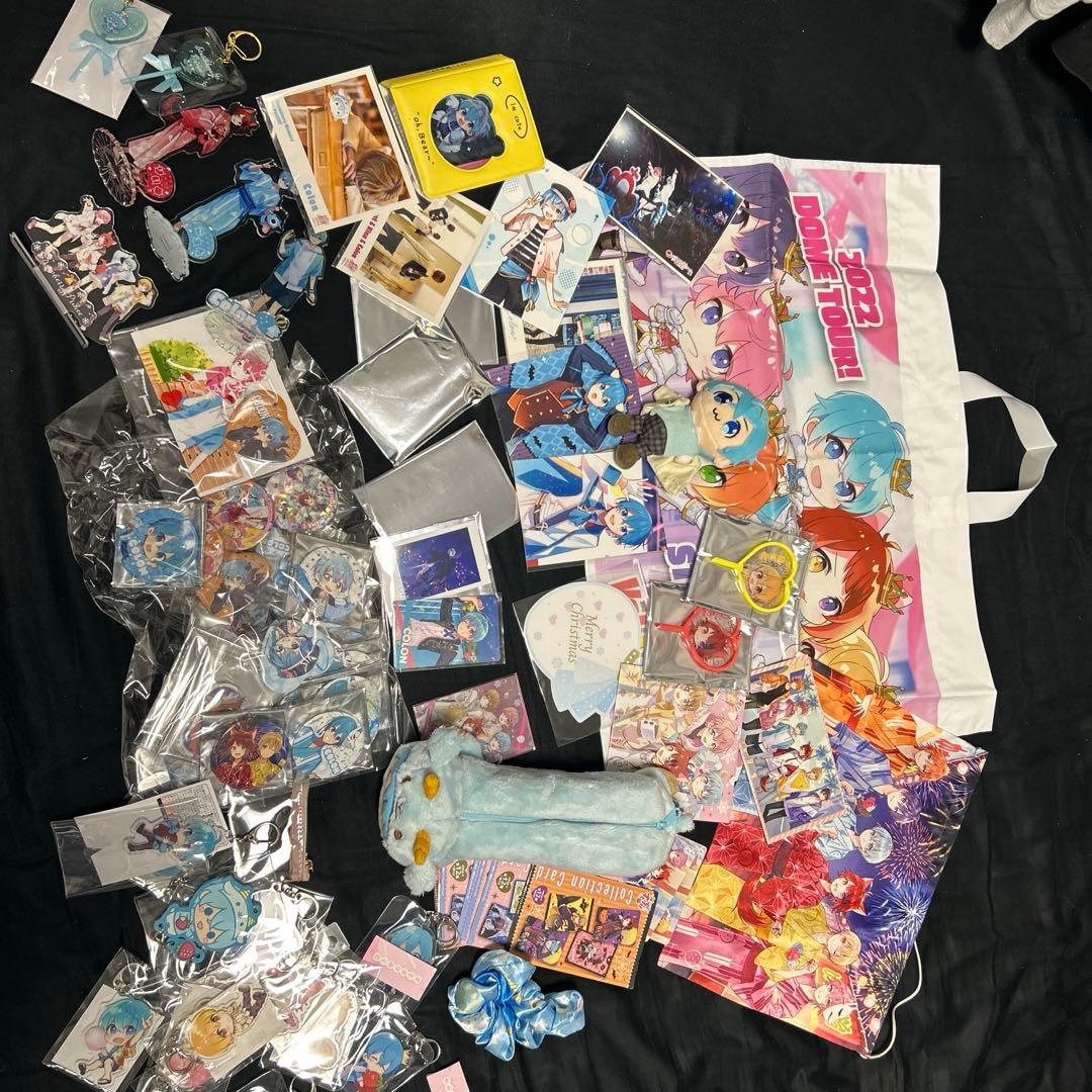 STPRロゴ入り水色Tシャツとぬいぐるみセット