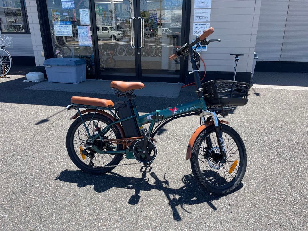 peez 電動アシスト自転車 緑 20インチ