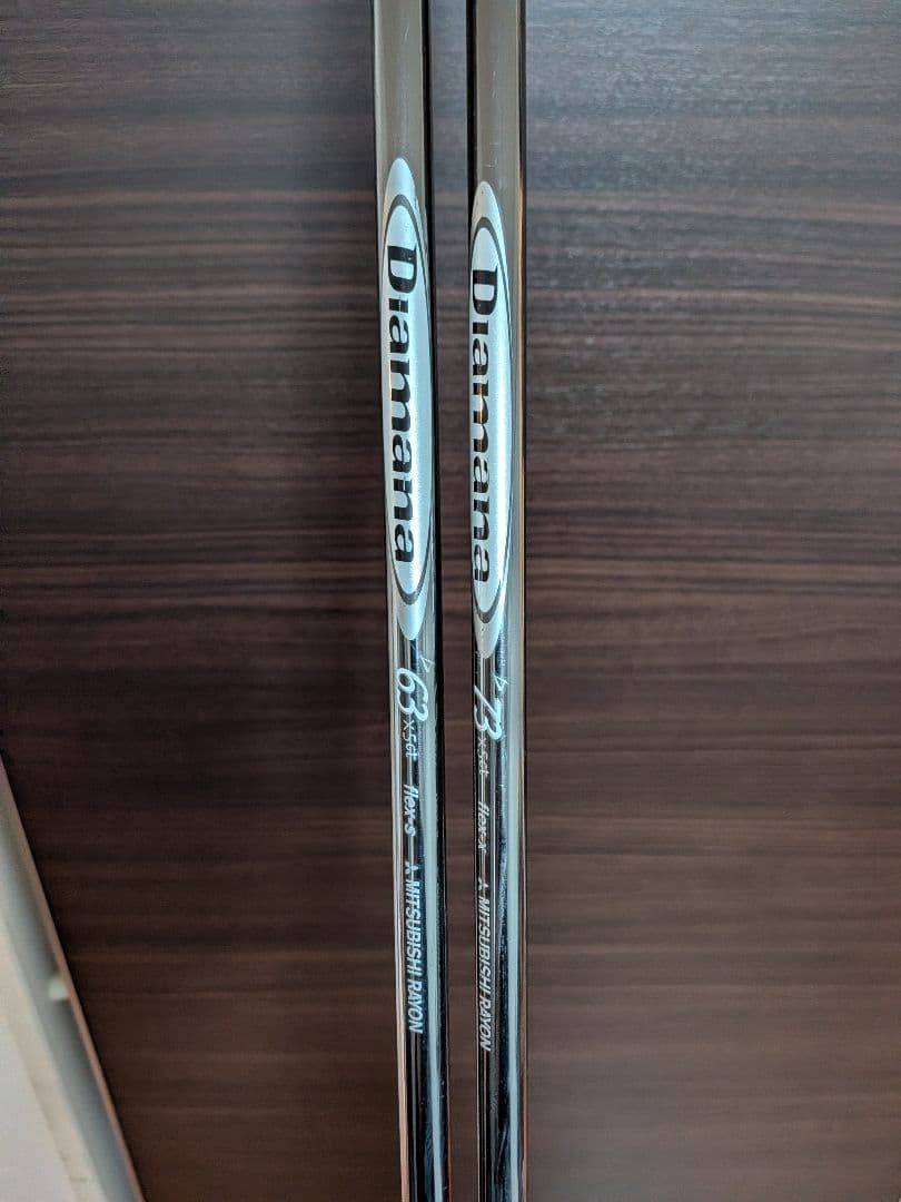 Diamana 63 & 73 シャフト2本/ドライバー用テーラーメイドスリーブ