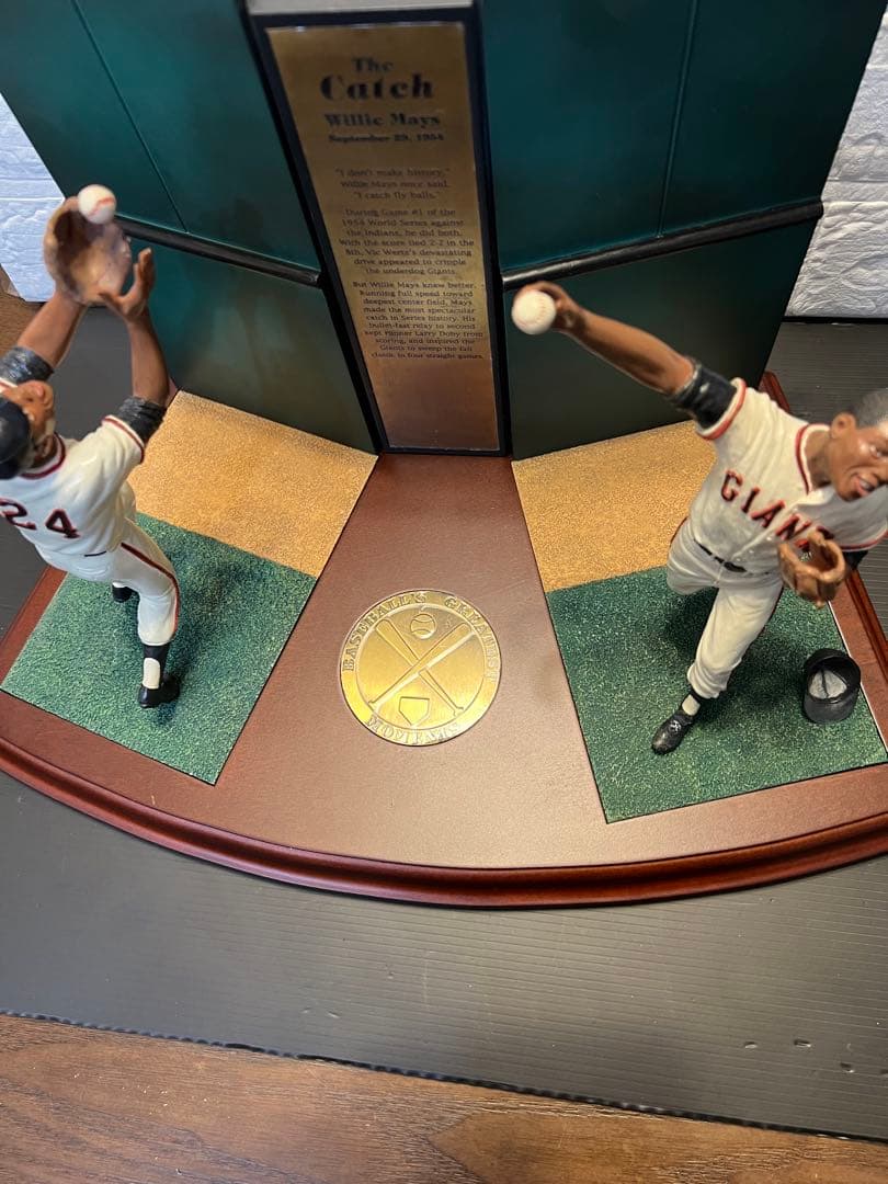 【The Danbury Mint】Willie Mays The Catch