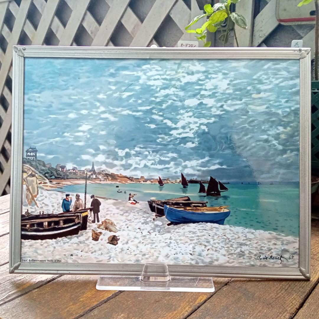 モネ ステンドグラス サン＝タドレスの海岸 1867 グラスマスターズ社